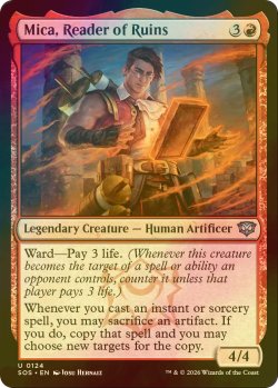画像1: [FOIL] 遺跡読解者、マイカ/Mica, Reader of Ruins 【英語版】 [SOS-赤U]