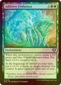 [FOIL] 加法的進化/Additive Evolution 【英語版】 [SOS-緑U]