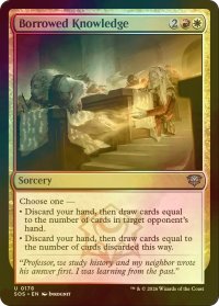 [FOIL] 借り物の知識/Borrowed Knowledge 【英語版】 [SOS-金U]