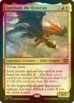 画像1: [FOIL] 歴史学ぶもの、ロアホールド/Lorehold, the Historian (海外産ブースター版) 【英語版】 [SOS-金MR]