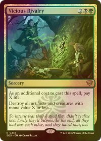 [FOIL] 悪意ある競争心/Vicious Rivalry 【英語版】 [SOS-金R]