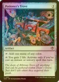 [FOIL] 水薬師の収集品/Potioner's Trove 【英語版】 [SOS-灰C]
