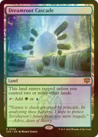 [FOIL] 夢根の滝/Dreamroot Cascade 【英語版】 [SOS-土地R]