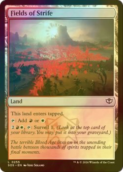 画像1: [FOIL] 紛争の曠野/Fields of Strife 【英語版】 [SOS-土地C]