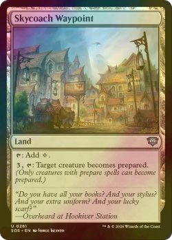 画像1: [FOIL] 飛空バスの中継地/Skycoach Waypoint 【英語版】 [SOS-土地U]