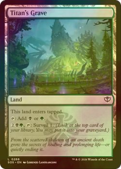 画像1: [FOIL] タイタンの墓/Titan's Grave 【英語版】 [SOS-土地C]