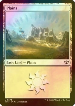 画像1: [FOIL] 平地/Plains No.272 【英語版】 [SOS-土地C]