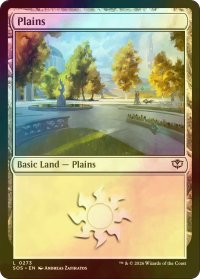 [FOIL] 平地/Plains No.273 【英語版】 [SOS-土地C]