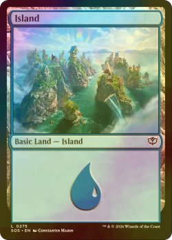 画像1: [FOIL] 島/Island No.275 【英語版】 [SOS-土地C]