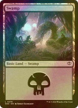 画像1: [FOIL] 沼/Swamp No.276 【英語版】 [SOS-土地C]