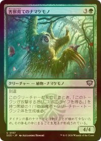 [FOIL] 害獣育てのナマケモノ/Pestbrood Sloth 【日本語版】 [SOS-緑U]