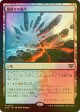 [FOIL] 嵐削りの海岸/Stormcarved Coast 【日本語版】 [SOS-土地R]