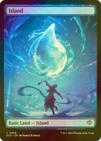 [FOIL] 島/Island (全面アート版) 【英語版】 [SOS-土地C]