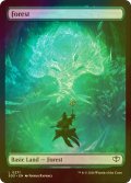 [FOIL] 森/Forest (全面アート版) 【英語版】 [SOS-土地C]