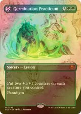 [FOIL] 発芽の実習/Germination Practicum (全面アート・海外産ブースター版) 【英語版】 [SOS-緑MR]