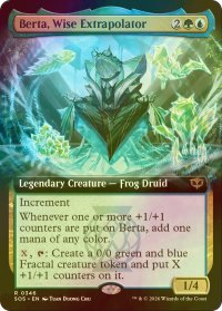 [FOIL] 賢明なる推定者、バータ/Berta, Wise Extrapolator (拡張アート版) 【英語版】 [SOS-金R]