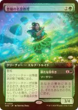 [FOIL] 豊穣の名誉教授/Emeritus of Abundance (拡張アート版) 【日本語版】 [SOS-緑MR]