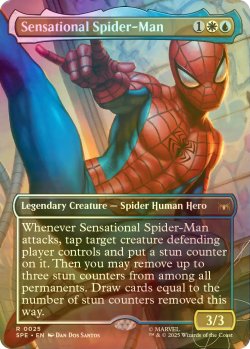 画像1: [FOIL] センセーショナル・スパイダーマン/Sensational Spider-Man (全面アート版) 【英語版】 [SPE-金R]