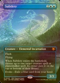 [FOIL] 緻密/Subtlety (全面アート版) 【英語版】 [SPG-青MR]