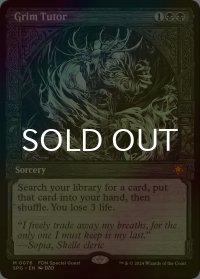 [FOIL] 不気味な教示者/Grim Tutor (ショーケース版) 【英語版】 [SPG-黒MR]