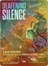 [FOIL] 耳の痛い静寂/Deafening Silence (全面アート版) 【英語版】 [SPG-白MR]
