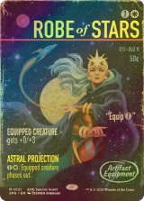 [FOIL] ローブ・オヴ・スターズ/Robe of Stars (全面アート版) 【英語版】 [SPG-白MR]