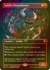 [FOIL] ゴブリンの名手/Goblin Sharpshooter (全面アート版) 《特価品》 【英語版】 [SPG-赤MR]