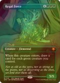 [FOIL] 威厳の魔力/Regal Force (全面アート版) 【英語版】 [SPG-緑MR]