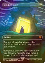 [FOIL] 巨岩の門/Dolmen Gate (全面アート版) 【英語版】 [SPG-灰MR]