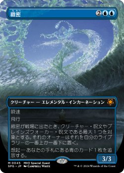 画像1: 緻密/Subtlety (SPG/青MR/日/全面アート版/NM) ※詳細要確認