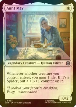 画像1: [FOIL] メイおばさん/Aunt May 【英語版】 [SPM-白U]