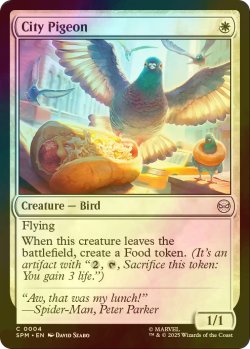 画像1: [FOIL] 街の鳩/City Pigeon 【英語版】 [SPM-白C]