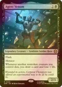 [FOIL] エージェント・ヴェノム/Agent Venom 【英語版】 [SPM-黒R]