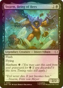 画像1: [FOIL] 蜂群人間、スウォーム/Swarm, Being of Bees 【英語版】 [SPM-黒C]