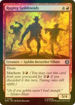 画像1: [FOIL] 怒り狂うゴブリノイド/Raging Goblinoids 【英語版】 [SPM-赤U]