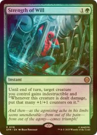 [FOIL] 意志を貫く力/Strength of Will 【英語版】 [SPM-緑R]