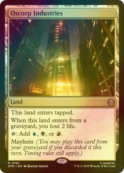 画像1: [FOIL] オズコープ社/Oscorp Industries 【英語版】 [SPM-土地R]