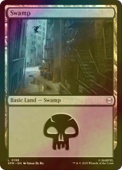 画像1: [FOIL] 沼/Swamp 【英語版】 [SPM-土地C]