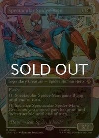 [FOIL] スペクタキュラー・スパイダーマン/Spectacular Spider-Man (全面アート・海外産ブースター版) 【英語版】 [SPM-白R]
