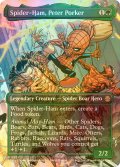 [FOIL] スパイダーハム、ピーター・ポーカー/Spider-Ham, Peter Porker (全面アート・海外産ブースター版) 【英語版】 [SPM-緑R]