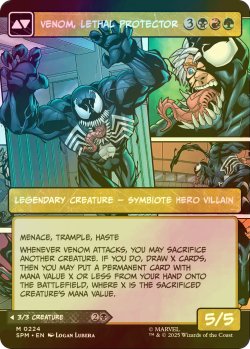 画像2: [FOIL] エディ・ブロック/Eddie Brock (ショーケース・海外産ブースター版) 【英語版】 [SPM-黒MR]