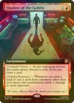 画像1: [FOIL] ゴブリンの影/Shadow of the Goblin (拡張アート版) 【英語版】 [SPM-赤R]