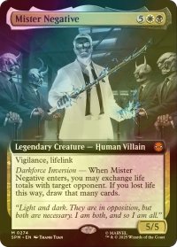[FOIL] ミスターネガティブ/Mister Negative (拡張アート版) 【英語版】 [SPM-金MR]