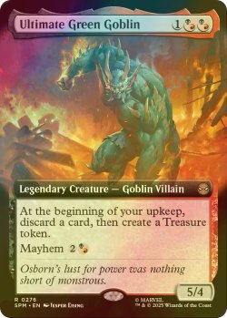 画像1: [FOIL] アルティメット・グリーンゴブリン/Ultimate Green Goblin (拡張アート版) 【英語版】 [SPM-金R]