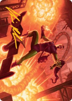 画像1: 甦りし者、グリーンゴブリン/Green Goblin, Revenant No.027 (箔押し版) 【日本語版】 [SPM-アート]