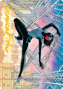 画像1: ウェブ紡ぎ、シルク/Silk, Web Weaver No.039 (箔押し版) 【日本語版】 [SPM-アート]