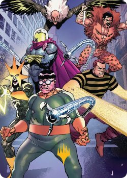 画像1: シニスター・シックスにご用心！/Behold the Sinister Six! No.045 (箔押し版) 【日本語版】 [SPM-アート]