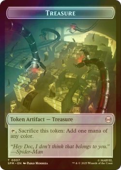 画像1: [FOIL] 宝物/TREASURE & 蜘蛛/SPIDER 【英語版】 [SPM-トークン]