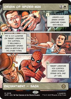 画像1: スパイダーマンの原点/Origin of Spider-Man (ショーケース版) 【英語版】 [SPM-白R]