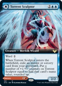 奔流の彫刻家/Torrent Sculptor (拡張アート版) 【英語版】 [STX-青R]